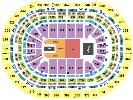 Ball Arena Chris Stapleton Seating Chart